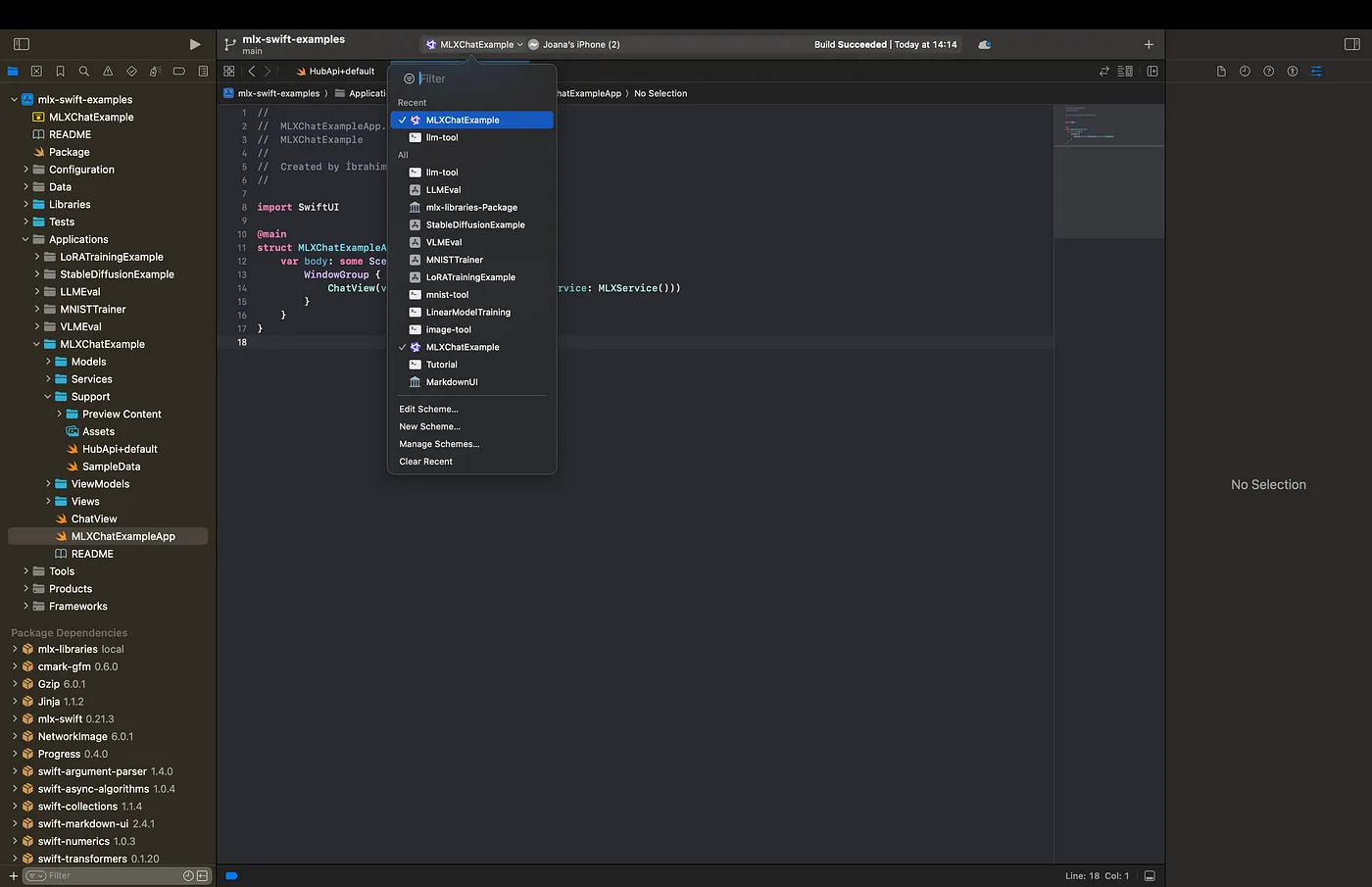 Configure scheme and destination